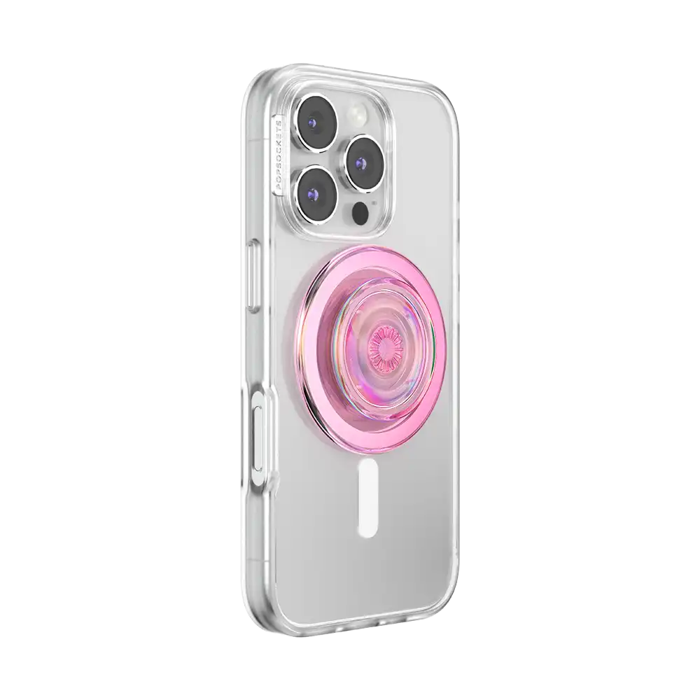 Iridescent Blush Pink — MagSafe PopGrip