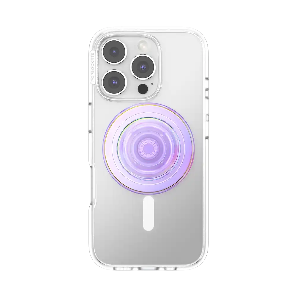 Iridescent Confetti White — MagSafe PopGrip
