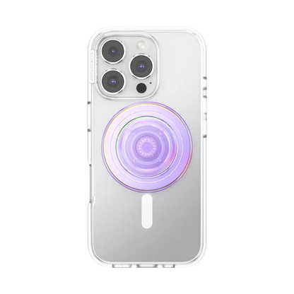 Iridescent Confetti White — MagSafe PopGrip