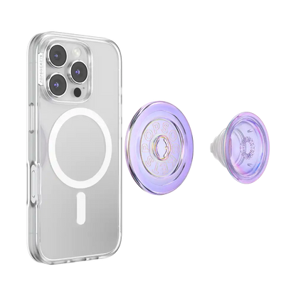 Iridescent Confetti White — MagSafe PopGrip