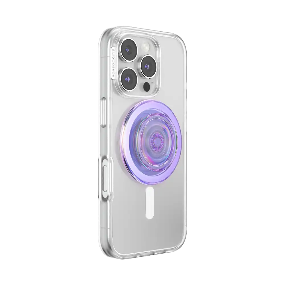 Iridescent Confetti White — MagSafe PopGrip