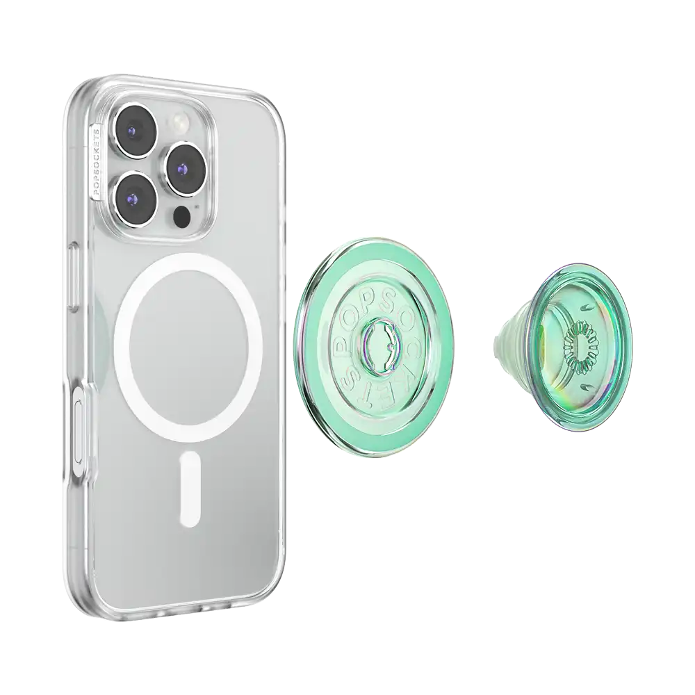Iridescent Turquoise — MagSafe PopGrip