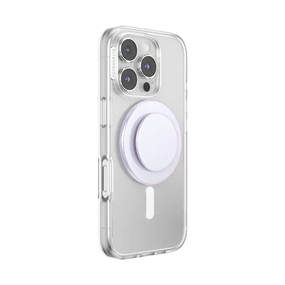 Iridescent White — MagSafe PopGrip