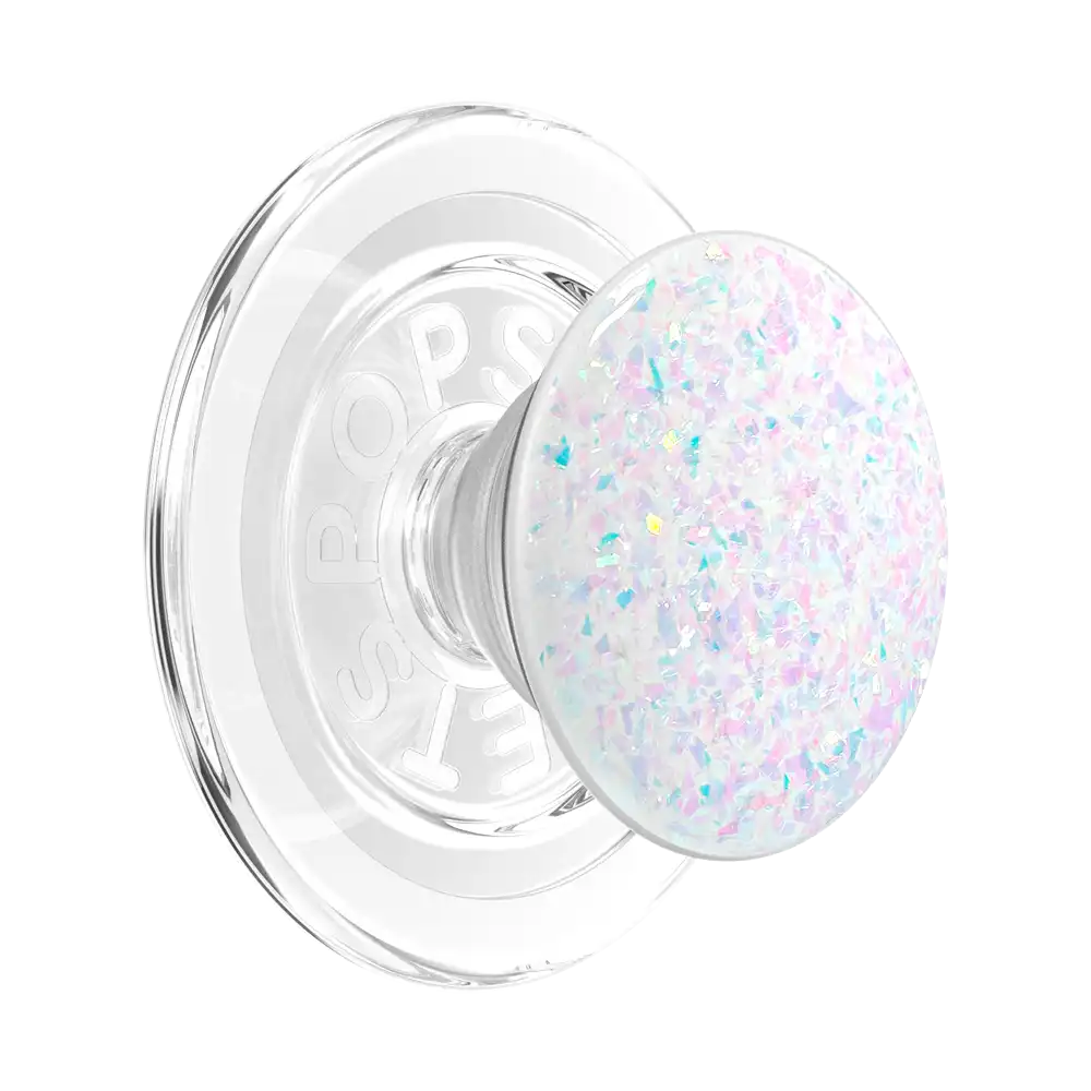 Iridescent Confetti White — MagSafe PopGrip