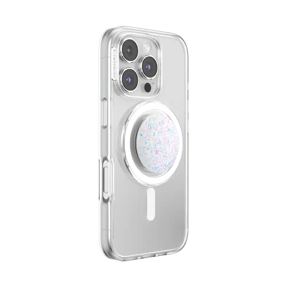 Iridescent Confetti White — MagSafe PopGrip