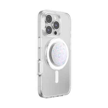 Iridescent Confetti White — MagSafe PopGrip