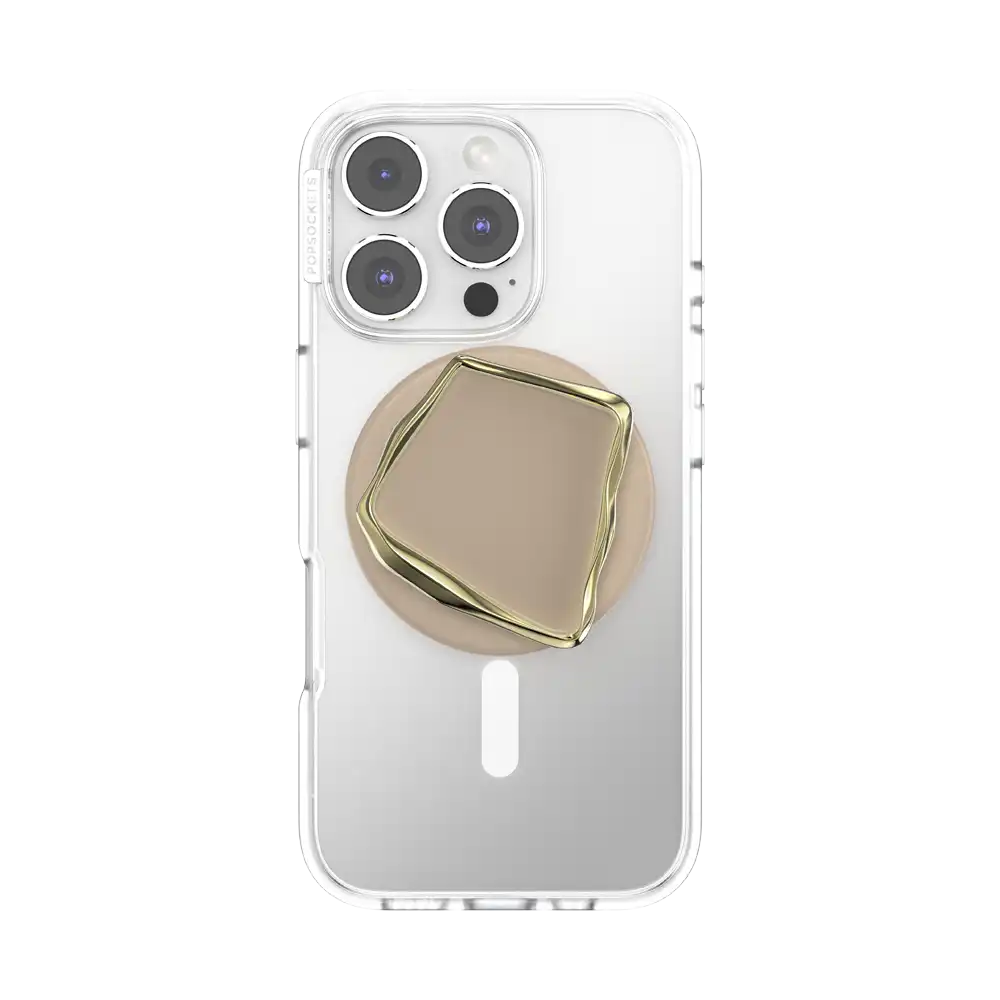 Enamel Latte Cut — MagSafe PopGrip