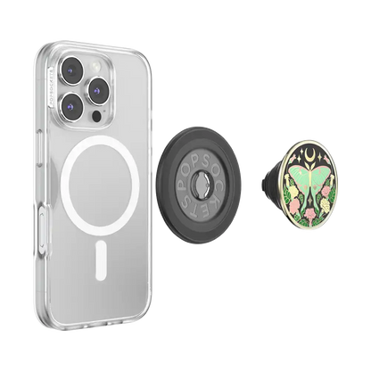 Enamel Luna Moth — MagSafe PopGrip