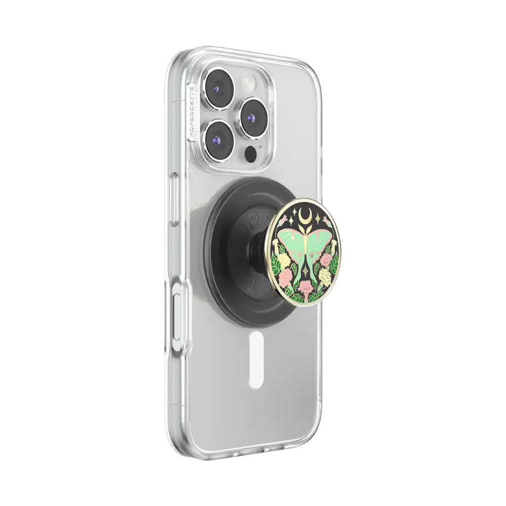 Enamel Luna Moth — MagSafe PopGrip