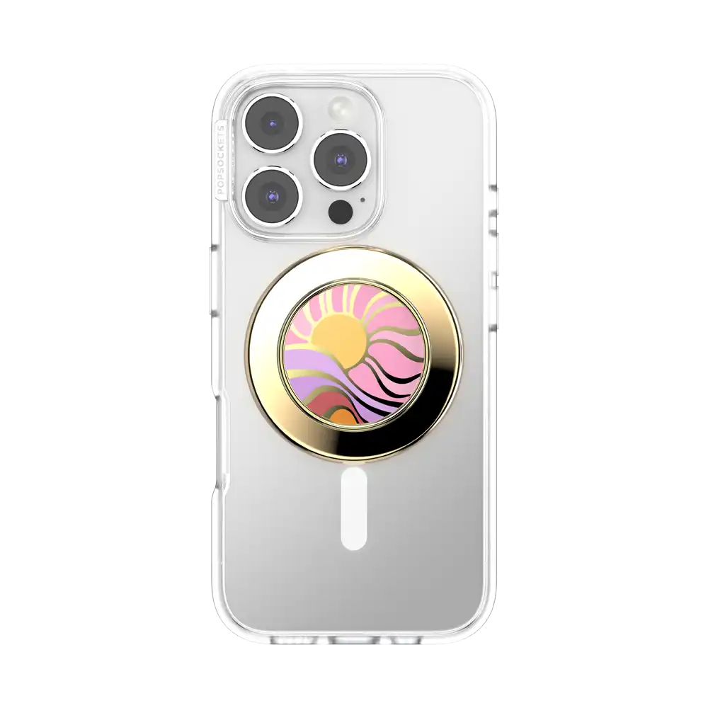 Luxe Enamel Golden Hour — MagSafe PopGrip