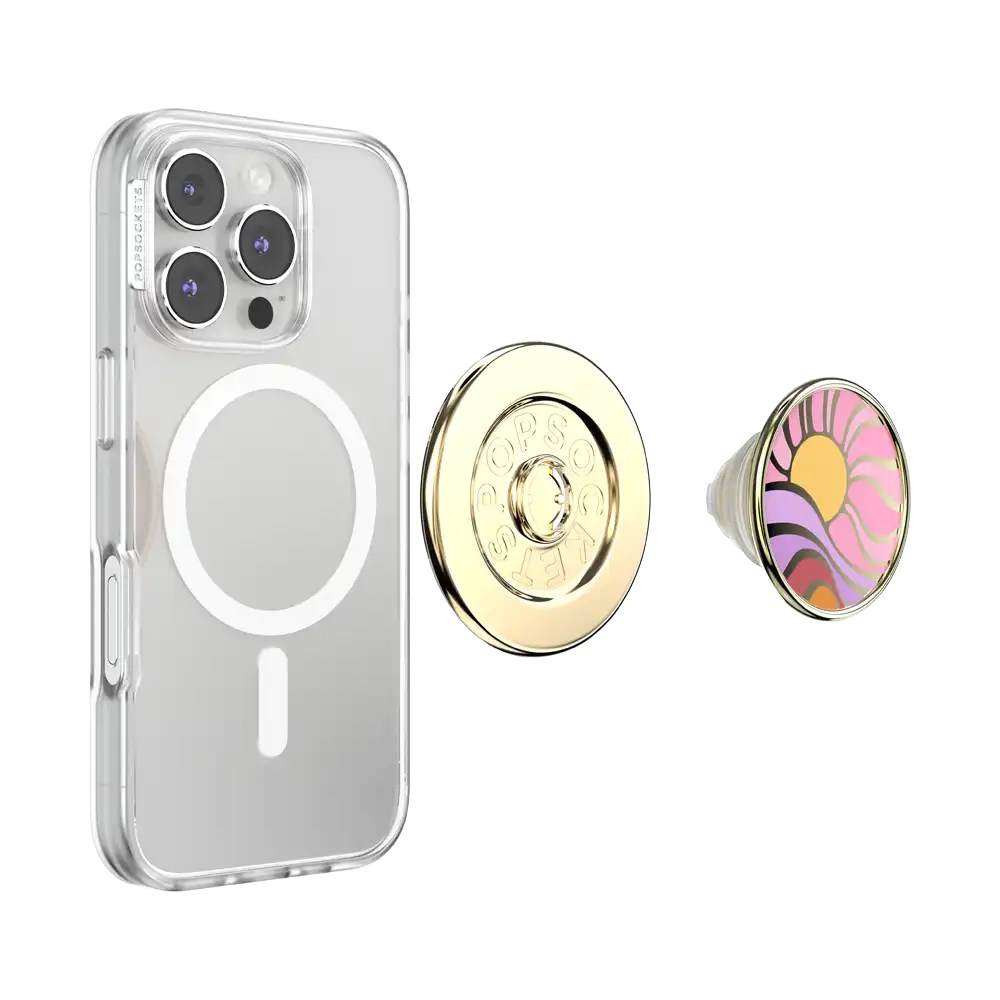 Luxe Enamel Golden Hour — MagSafe PopGrip