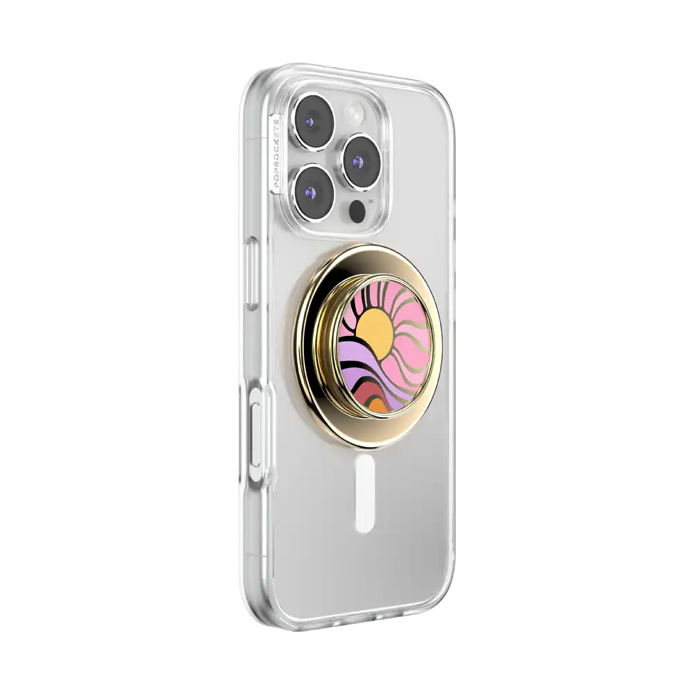 Luxe Enamel Golden Hour — MagSafe PopGrip