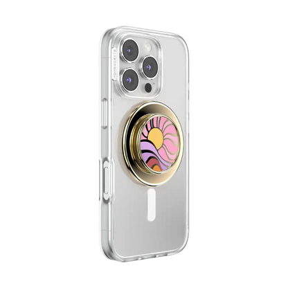 Luxe Enamel Golden Hour — MagSafe PopGrip