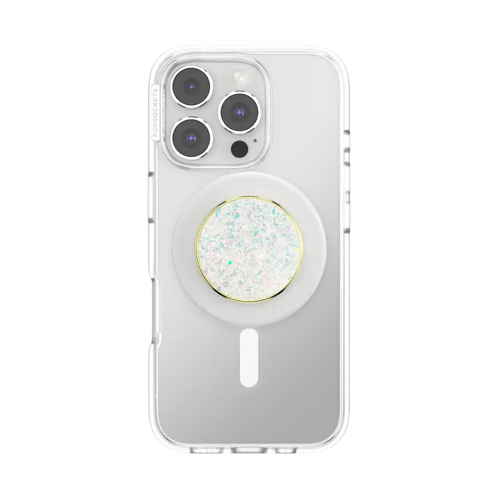 Enamel Stamped Pink — MagSafe PopGrip