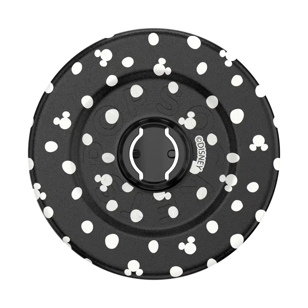 Plush Mickey Black — MagSafe PopGrip