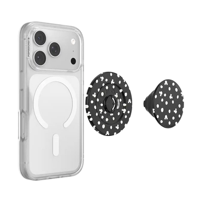 Plush Mickey Black — MagSafe PopGrip