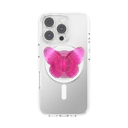 Molded Butterfly Magenta — MagSafe PopGrip