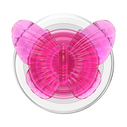 Molded Butterfly Magenta — MagSafe PopGrip