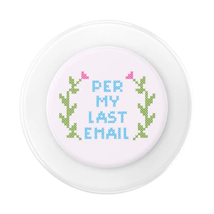 Plush Pin Cushion — MagSafe PopGrip