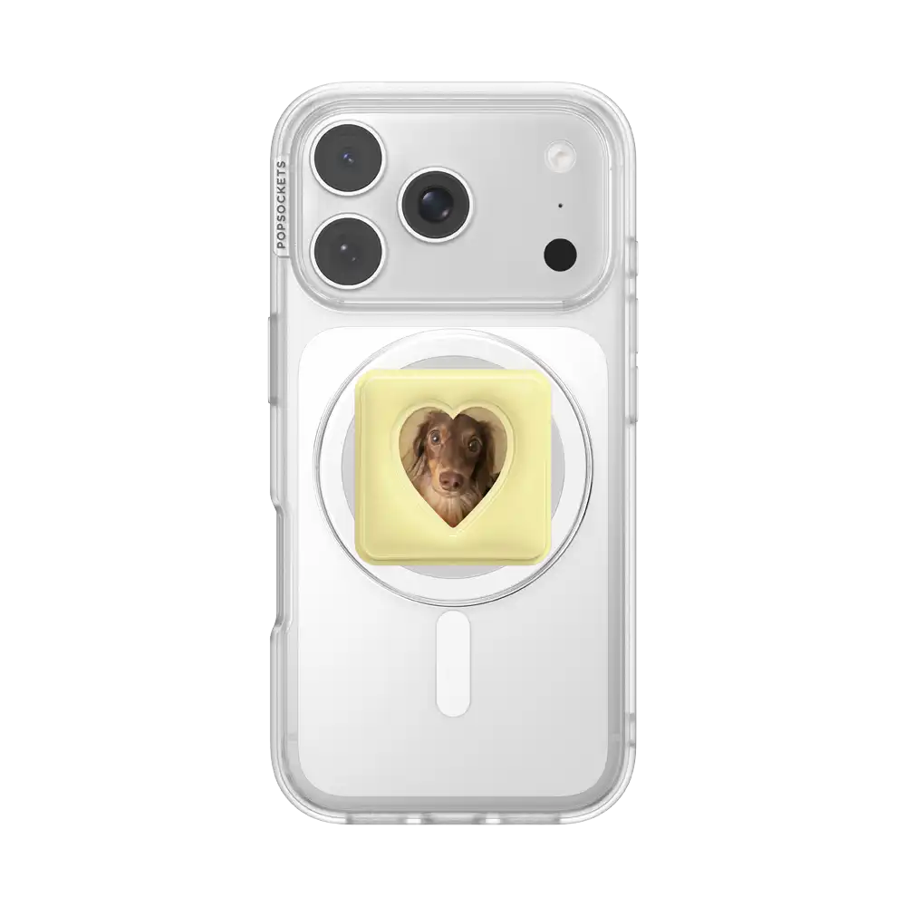 Yellow Photo Frame — MagSafe PopGrip