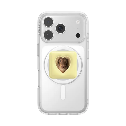 Yellow Photo Frame — MagSafe PopGrip