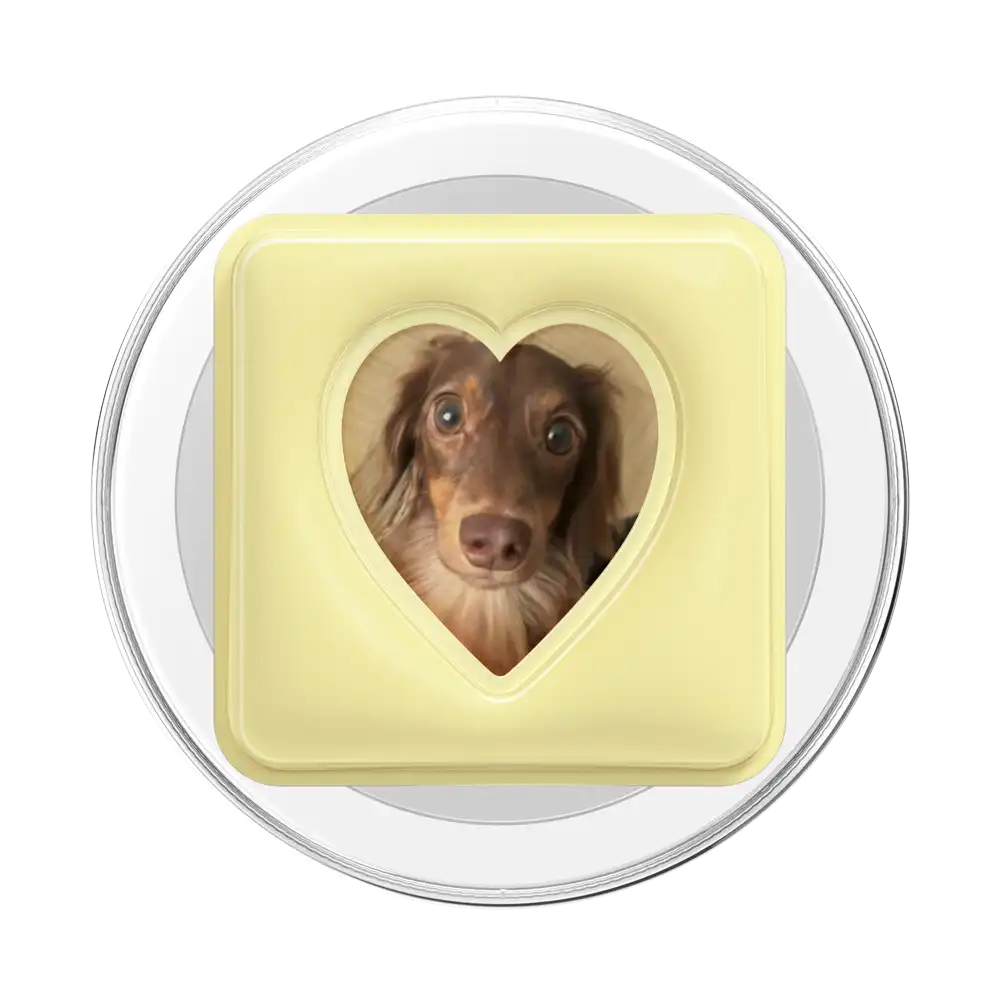 Yellow Photo Frame — MagSafe PopGrip