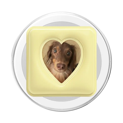 Yellow Photo Frame — MagSafe PopGrip