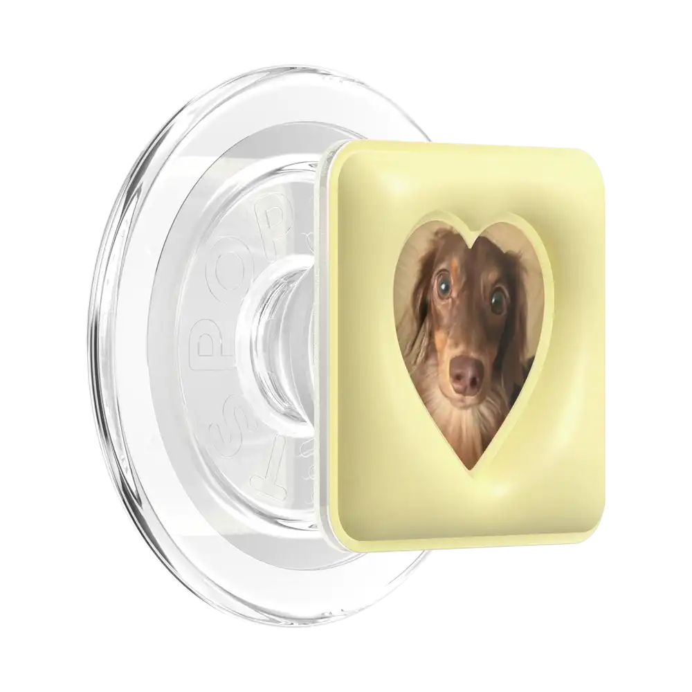 Yellow Photo Frame — MagSafe PopGrip