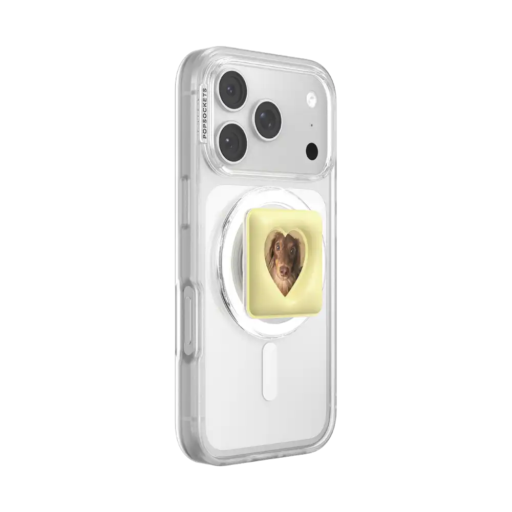 Yellow Photo Frame — MagSafe PopGrip