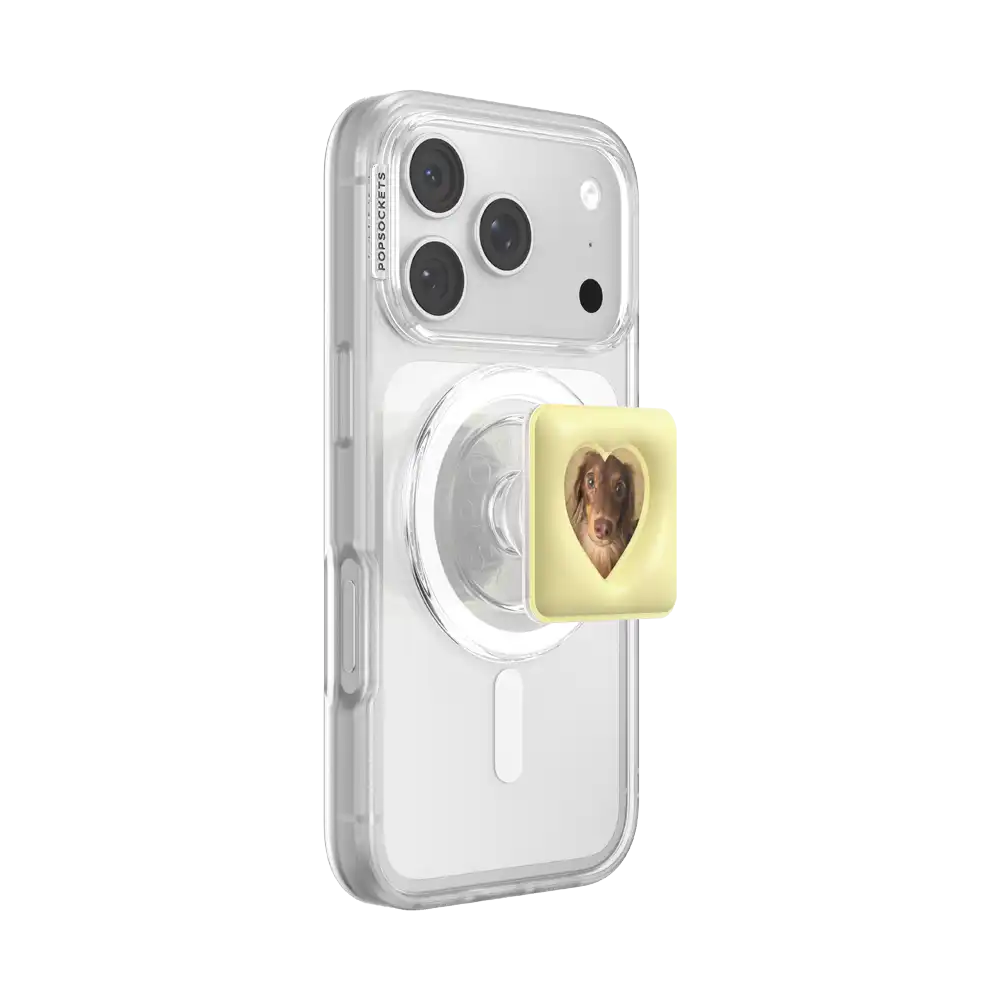 Yellow Photo Frame — MagSafe PopGrip