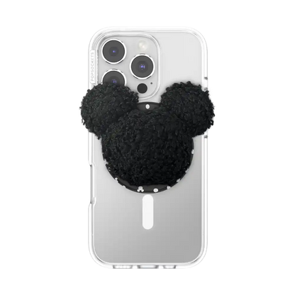 Plush Mickey Black — MagSafe PopGrip