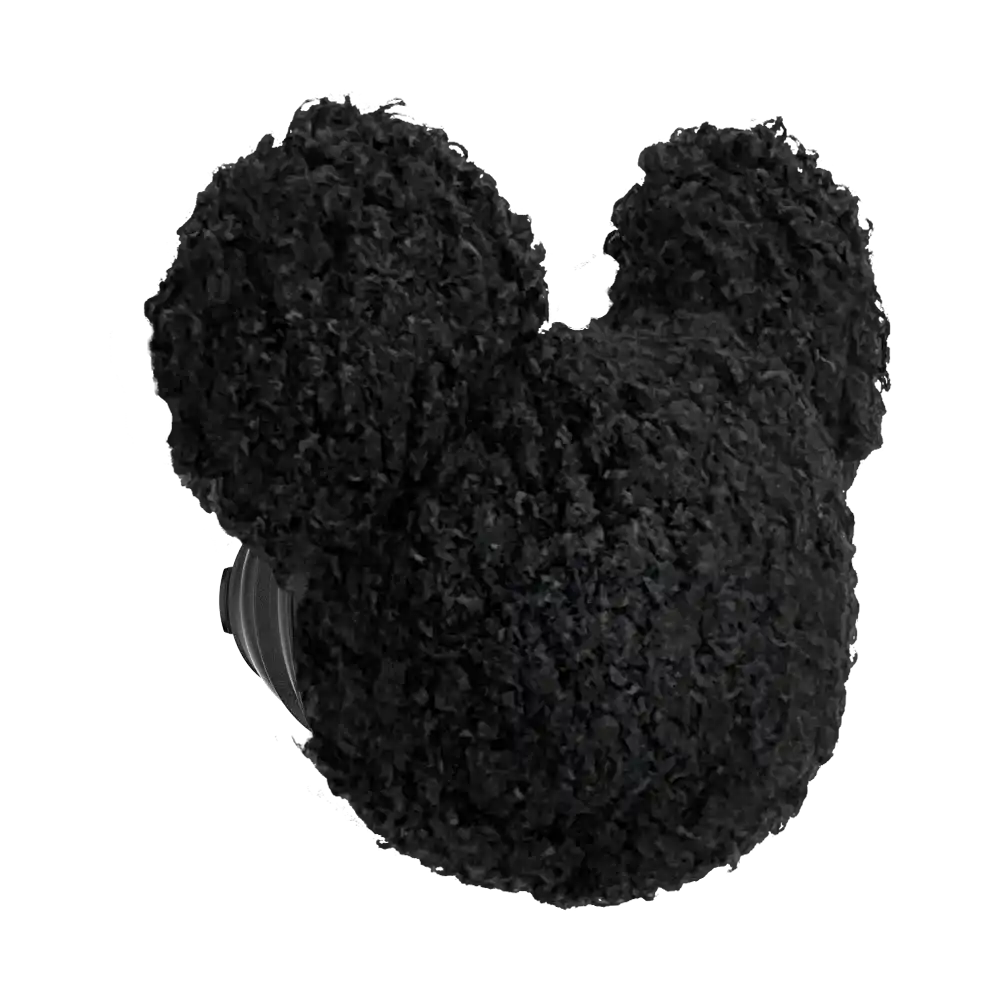 Plush Mickey Black — MagSafe PopGrip
