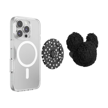 Plush Mickey Black — MagSafe PopGrip