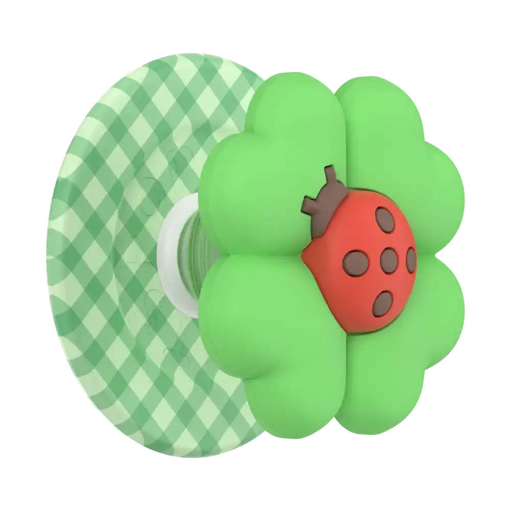 Stitched PU Cowboy Kitty — MagSafe PopGrip