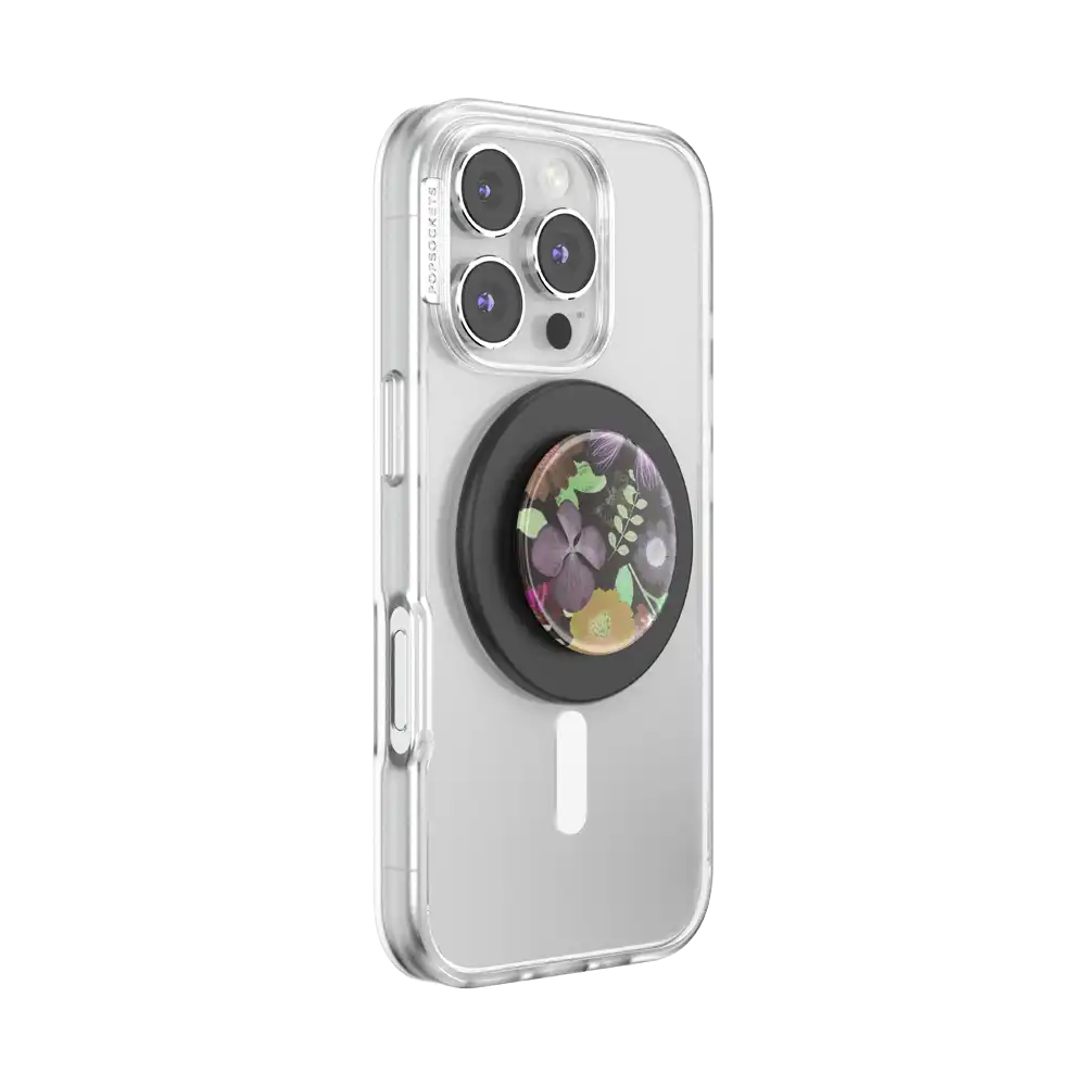 Pressed Flower After Dark — MagSafe PopGrip
