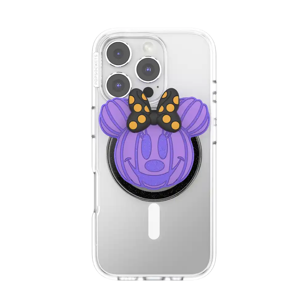 PopOut Pumpkin Minnie Mouse Purple— MagSafe PopGrip