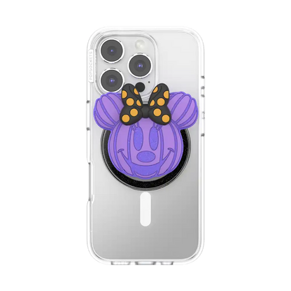 PopOut Pumpkin Minnie Mouse Purple— MagSafe PopGrip