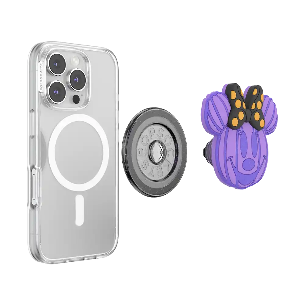 PopOut Pumpkin Minnie Mouse Purple— MagSafe PopGrip