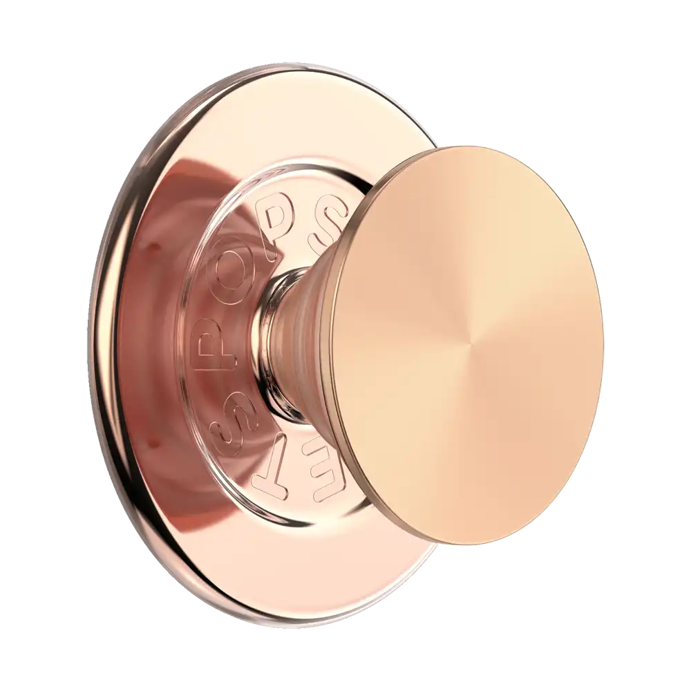 Enamel Clover Rose Gold — MagSafe PopGrip
