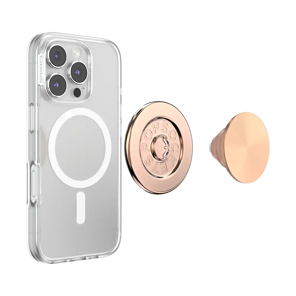 Aluminum Radial Rose Gold — MagSafe PopGrip