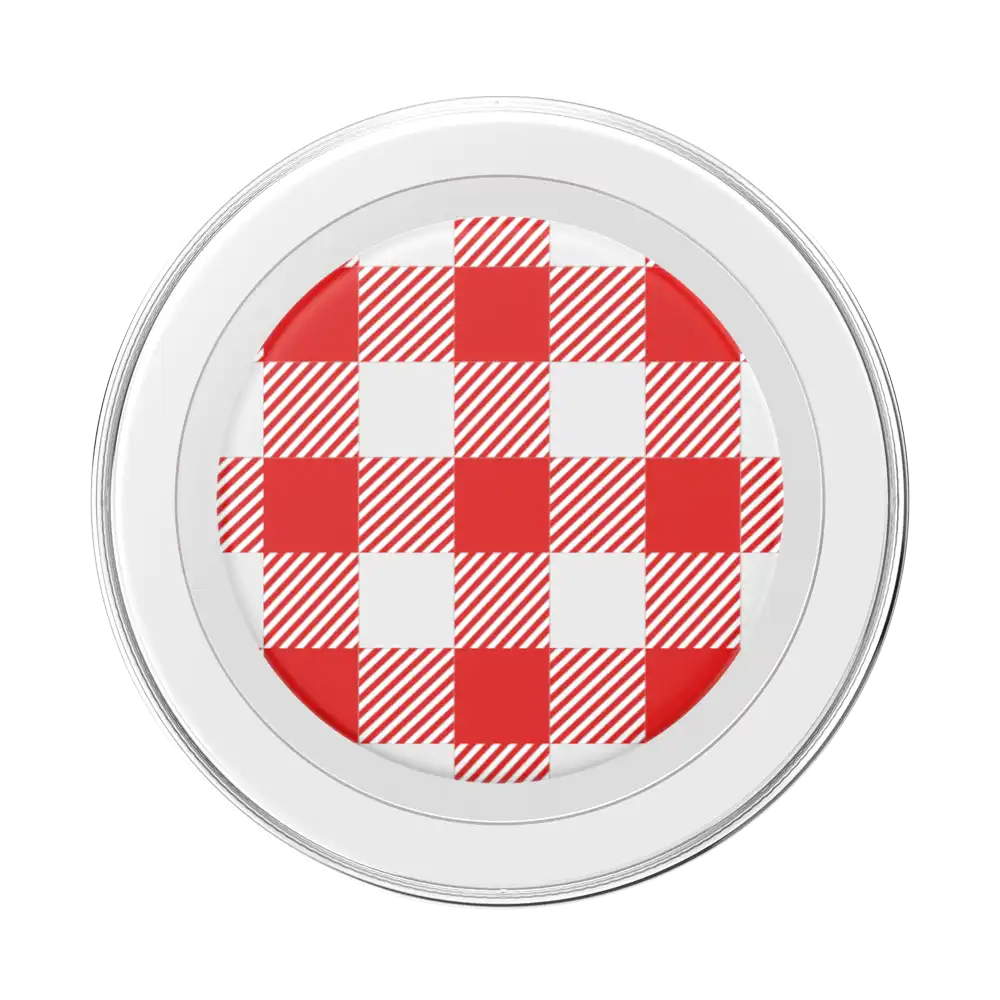 Red Gingham — MagSafe PopGrip