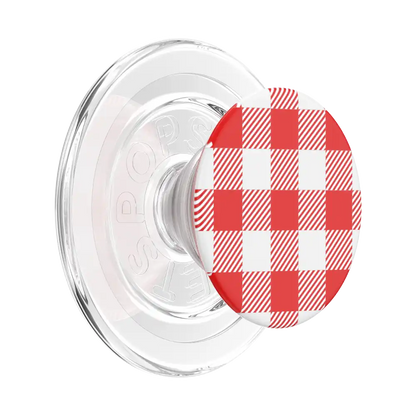 Red Gingham — MagSafe PopGrip