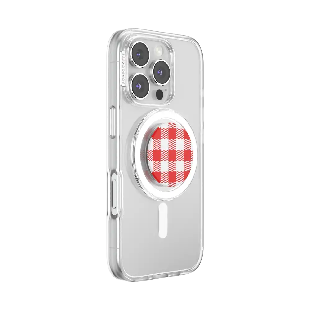 Red Gingham — MagSafe PopGrip