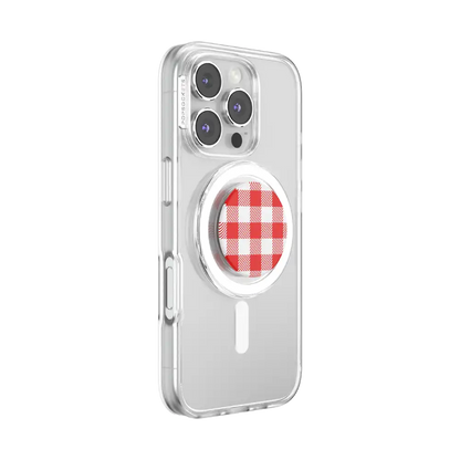 Red Gingham — MagSafe PopGrip