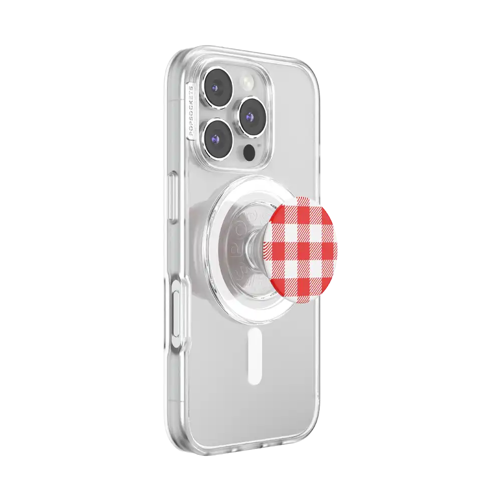 Red Gingham — MagSafe PopGrip
