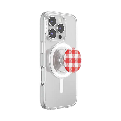 Red Gingham — MagSafe PopGrip