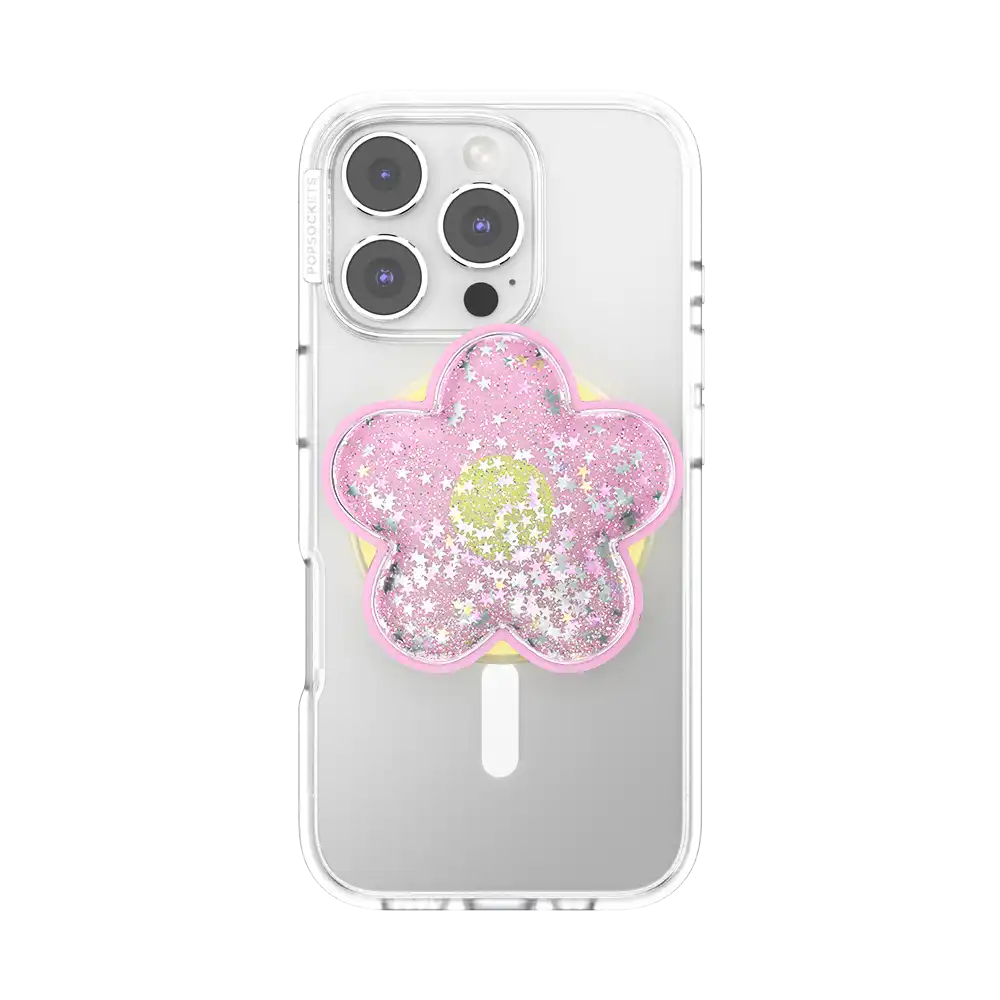 Tidepool Squishy Daisy Pink — MagSafe PopGrip