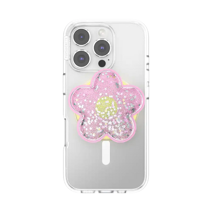 Tidepool Squishy Daisy Pink — MagSafe PopGrip