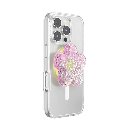 Tidepool Squishy Daisy Pink — MagSafe PopGrip