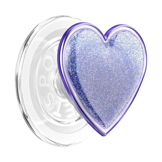 Tidepool Squishy Heart Lavender — MagSafe PopGrip